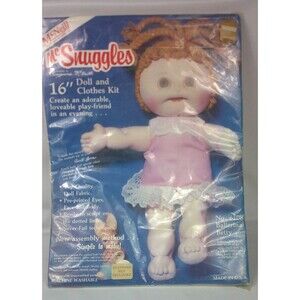 Vintage 1984 McSnuggles Ballerina Betty 6108 Doll Making Clothes Kit 16" McNeill